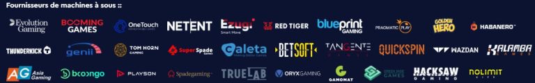 Celsius Casino fournisseurs