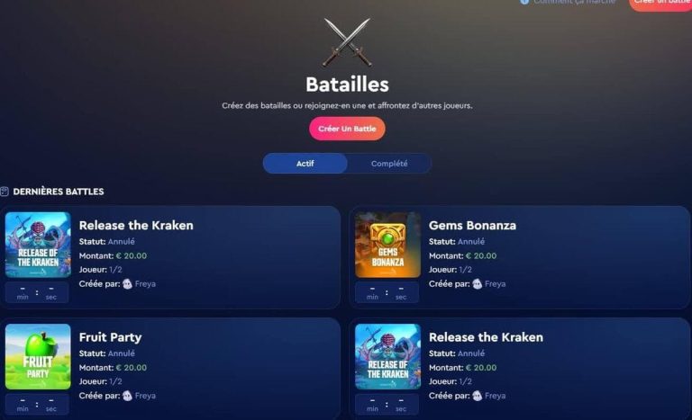 batailles Celsius Casino