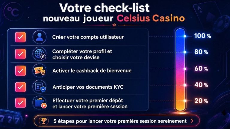 nouveau joueur Celsius Casino