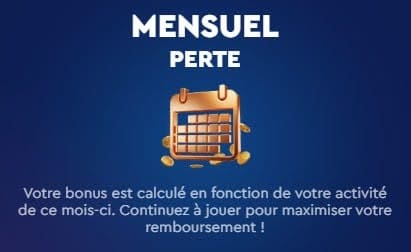 remboursement mensuel Celsius Casino